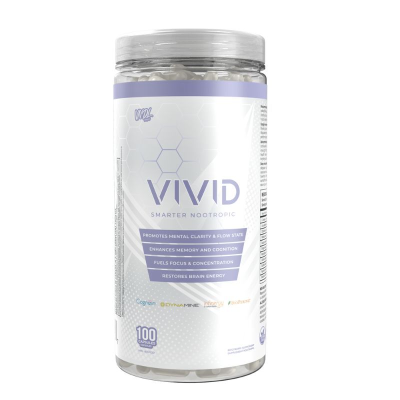 VNDL Project Vivid 100 Veggie Capusles Supplement King